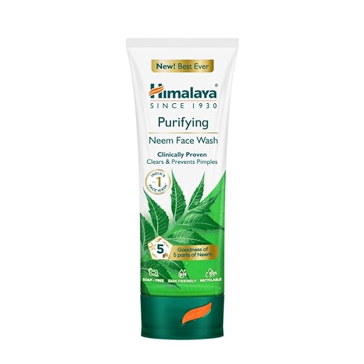 Himalaya Purifying Neem Face Wash|Clears and Prevents Pimples & Acne