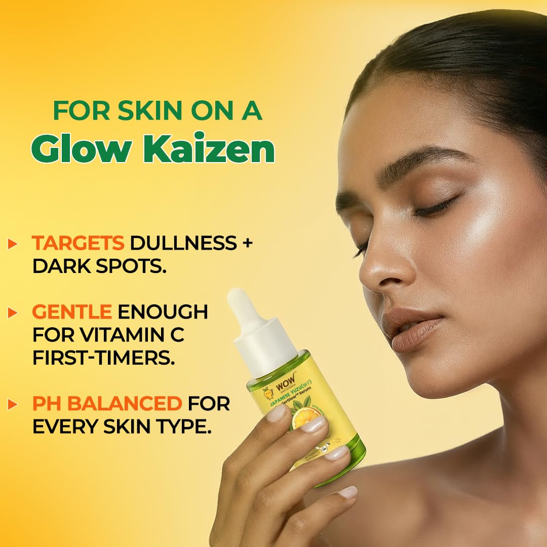 WOW Skin Science Vitamin C Face Serum 30ml | 10% Sodium Ascorbyl Phosphate, Niacinamide, Ceramides & Hyaluronic Acid