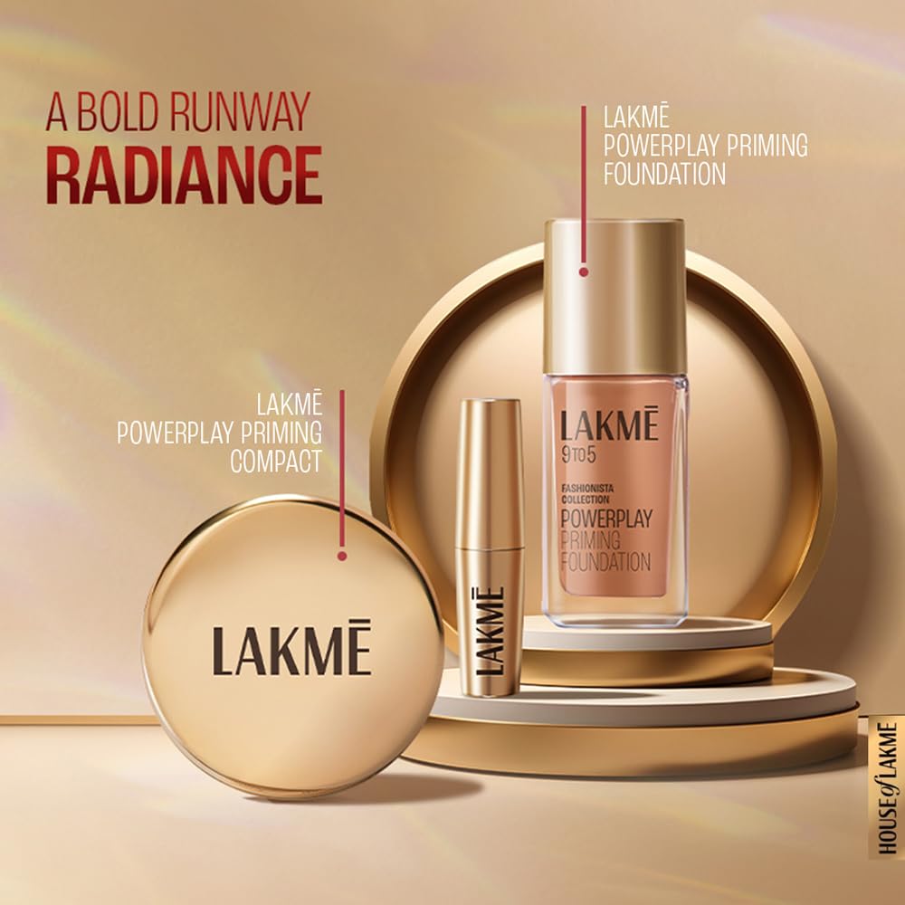 Lakmé Powerplay Priming Matte Lipstick 3.6g – Roseatte Red | Lightweight, Smudge-Resistant Matte Lipstick | Long-Lasting Lip Color