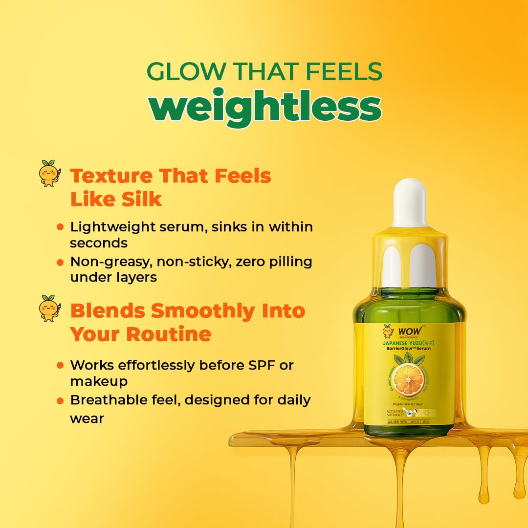 WOW Skin Science Vitamin C Face Serum 30ml | 10% Sodium Ascorbyl Phosphate, Niacinamide, Ceramides & Hyaluronic Acid