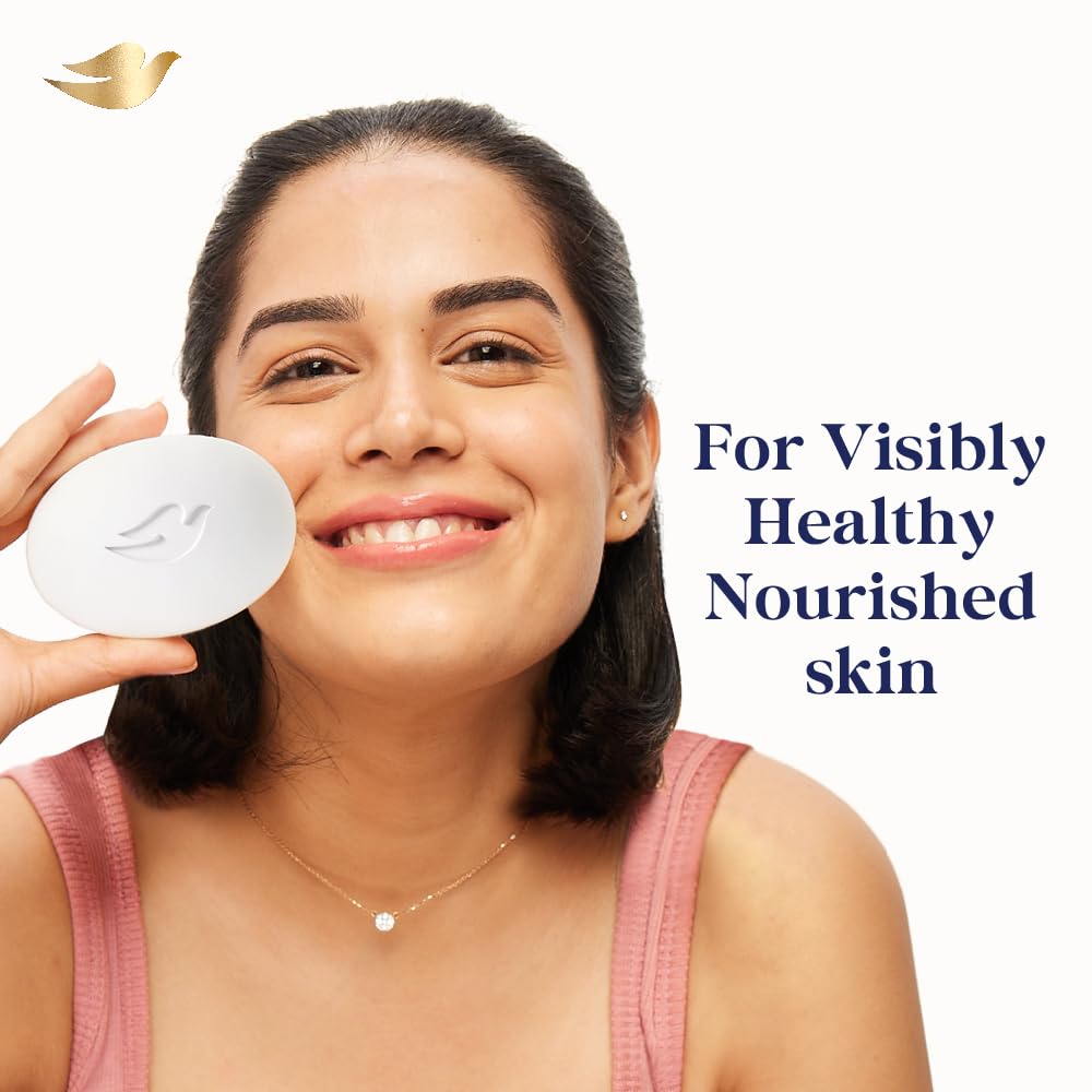 Dove Deep Nourish Serum Bar Soap with Nutrient Serum | Moisturizing Beauty Bar | 125g x 8 Bars (1000g)