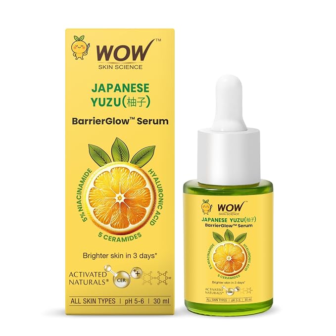 WOW Skin Science Vitamin C Face Serum 30ml | 10% Sodium Ascorbyl Phosphate, Niacinamide, Ceramides & Hyaluronic Acid