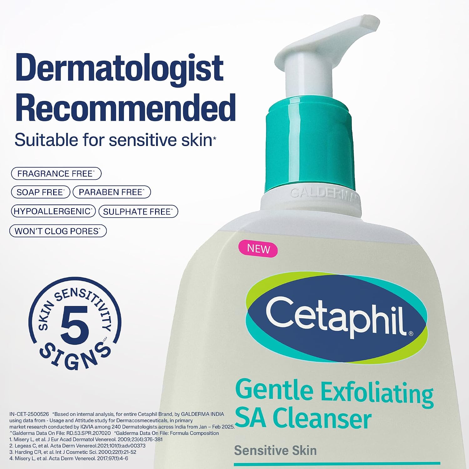Cetaphil Gentle Skin Hydrating Face Wash 118 ml – Sulphate-Free & Paraben-Free Cleanser with Niacinamide and Vitamin B5 | For Dry, Normal & Sensitive Skin