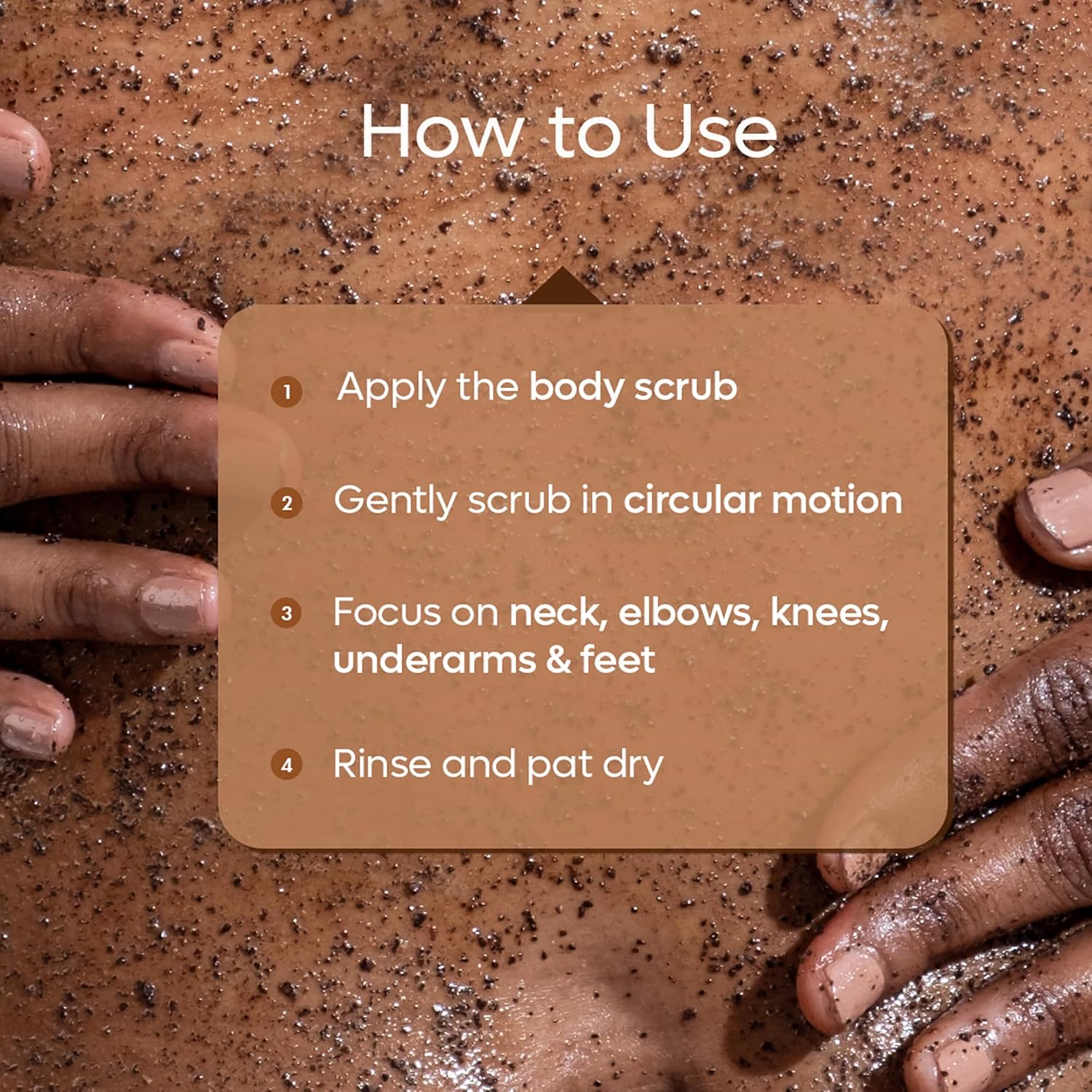 mCaffeine Exfoliating Coffee Body Scrub Powder 100g | Coffee & Coconut Oil Body Scrub | Gentle Exfoliator for Soft, Smooth Skin