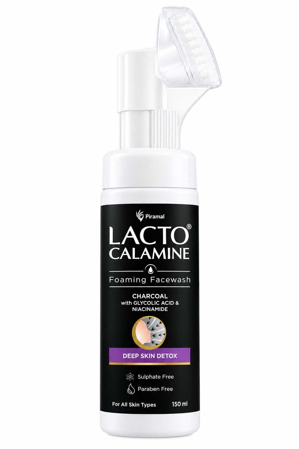 Lacto Calamine Charcoal Foaming Face Wash (150 ml)