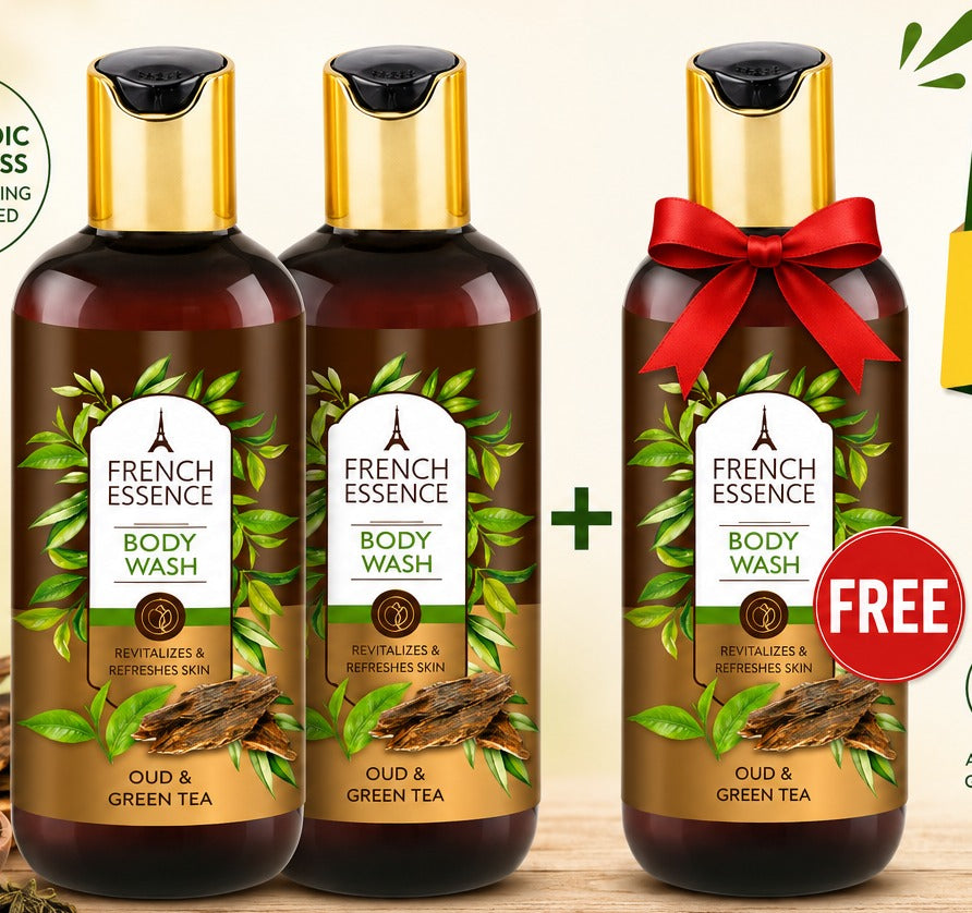 FRENCH ESSENCE Body wash Set for Men and women, Long-lasting fragrance