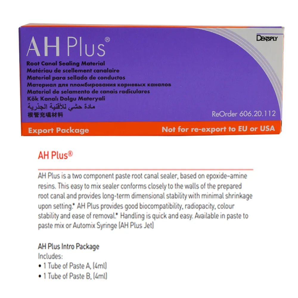 Dentsply AH Plus Root Canal Sealant – Epoxy Resin Endodontic Sealer for Long-Lasting Dental Fillings