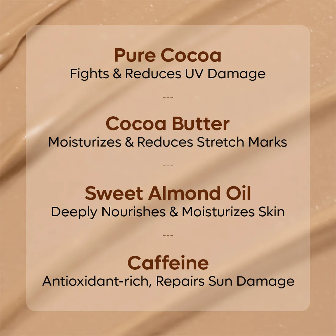 Mcaffeine Choco Body Lotion with Cocoa Butter for Deep Moisturization & Soft-Smooth Skin, 250ml