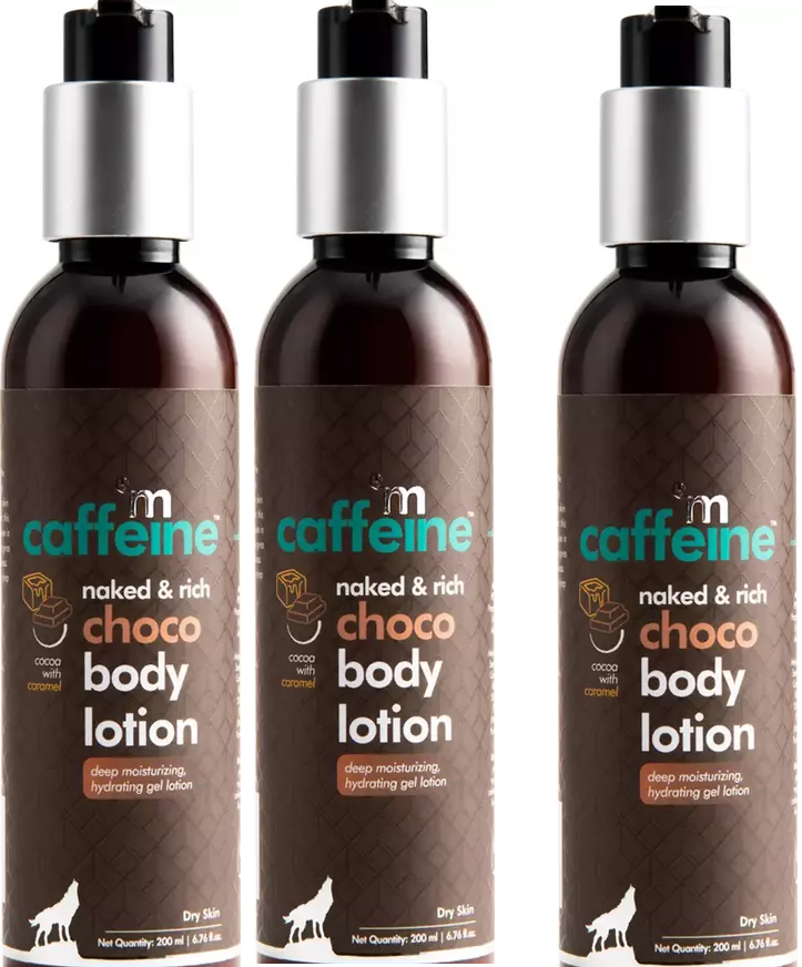 Mcaffeine Choco Deep Moisturizing 200Ml Body Lotion With Cocoa & Shea Butter For Dry Skin