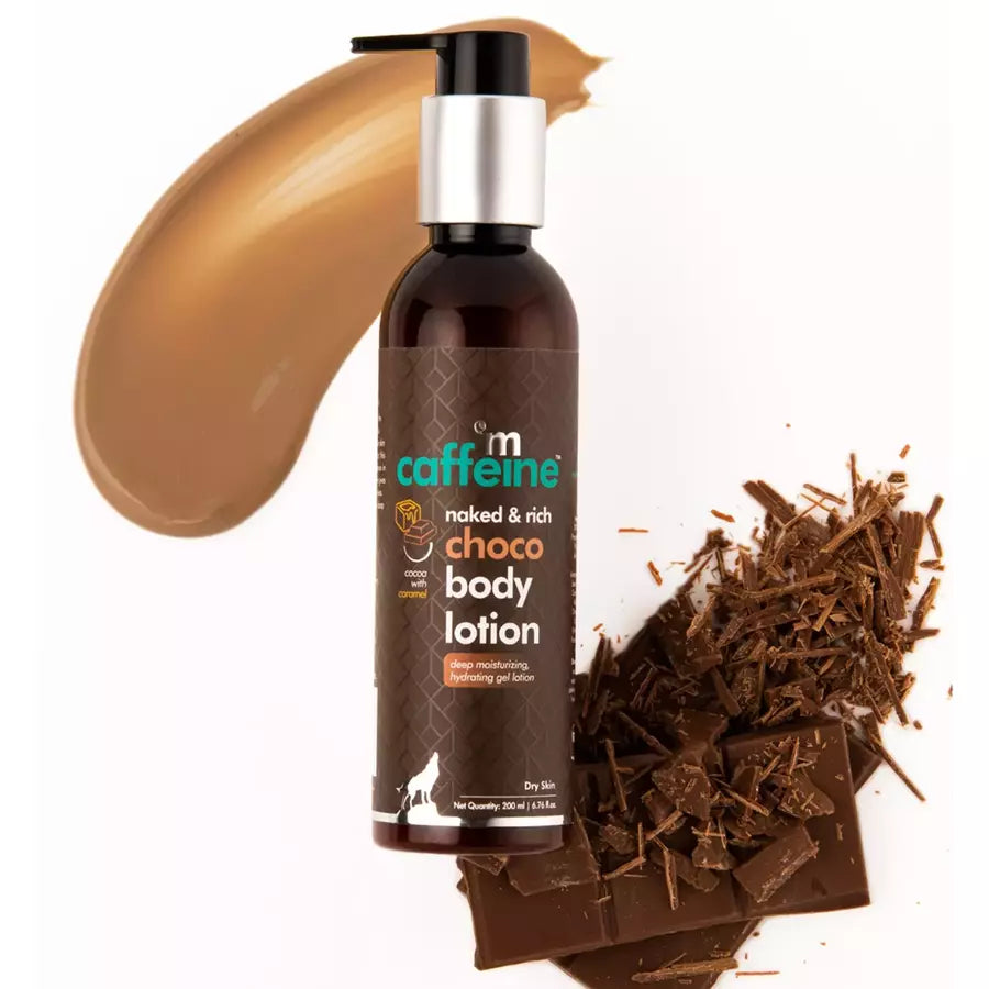 Mcaffeine Choco Deep Moisturizing 200Ml Body Lotion With Cocoa & Shea Butter For Dry Skin