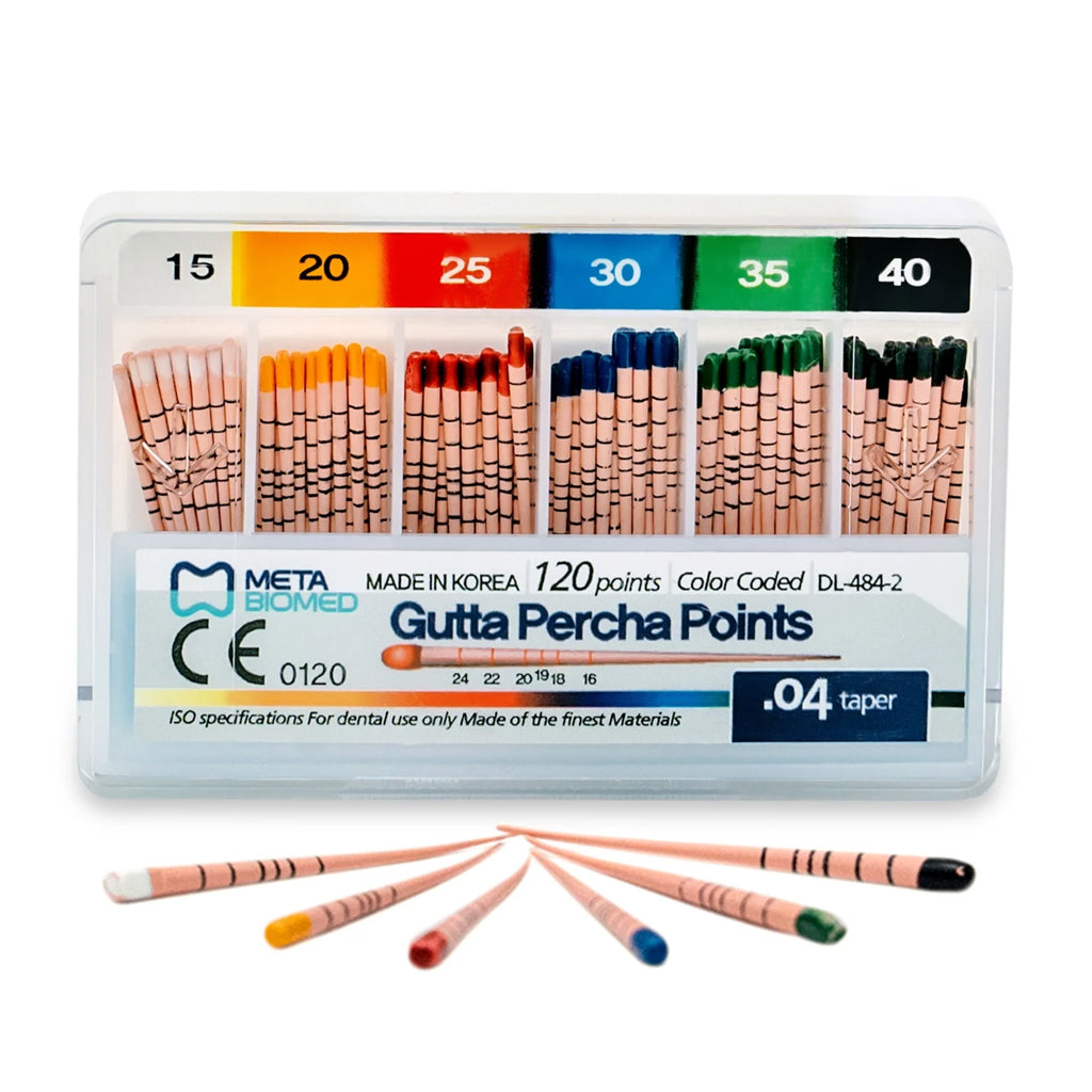 Meta Gutta Percha Points Special Taper - 4% (Pack of 120)
